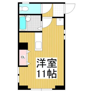 松下マンション【101号室】の間取り