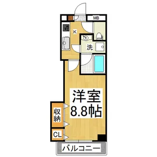 ブレインマンションK5【4階】の間取り