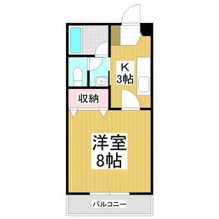 メゾンラッキーレスト【302号室】の間取り