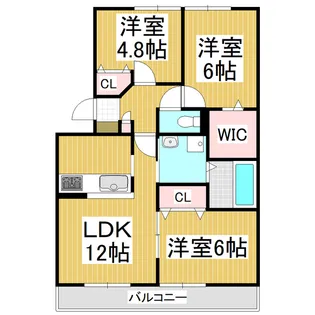 BLESTON ARUGA【1階】の間取り