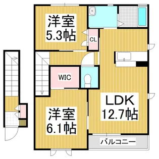 エミネンスコート【2階】の間取り