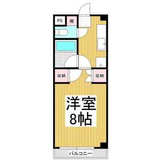 ファンテイン相生【104号室】の間取り