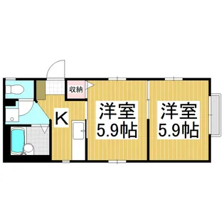 ディアス モンソレーユ【2階】の間取り