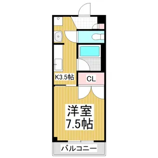 LON BLDG.【504号室】の間取り