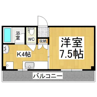 LON BLDG.【704号室】の間取り