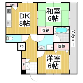 レオドール【101号室】の間取り
