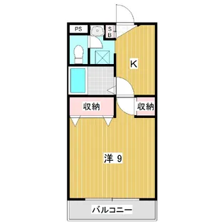 メゾンヴァンドール【304号室】の間取り