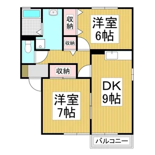 アネシス寿A棟【2階】の間取り