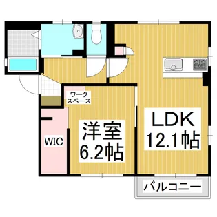 キヨコランテ A棟【1階】の間取り