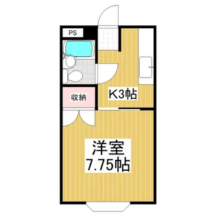 ビレッジ新村【201号室】の間取り