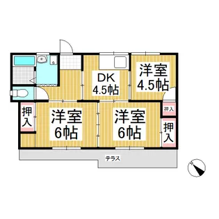 長野県須坂市墨坂南1丁目【一戸建】の間取り
