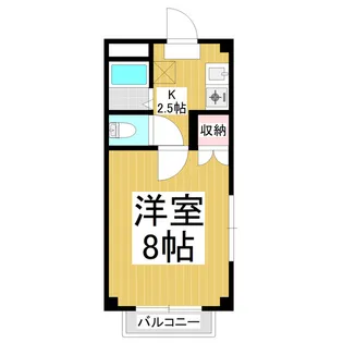 Y・Pビルディング【301号室】の間取り