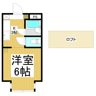 山野井マンション A棟【23号室】の間取り