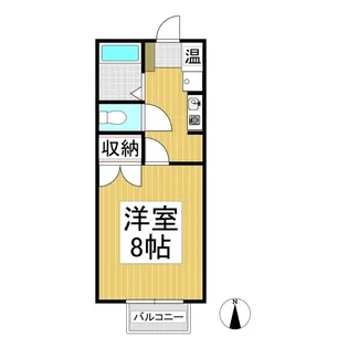 Nフラット【205号室】の間取り