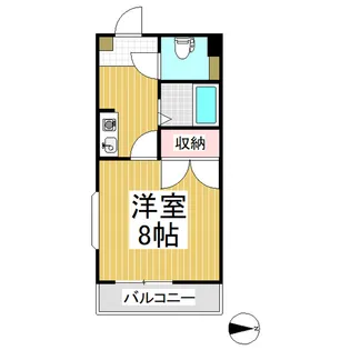ラ・フォーレ本郷館【306号室】の間取り