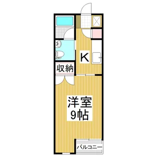 リトルアイランド【A302号室】の間取り