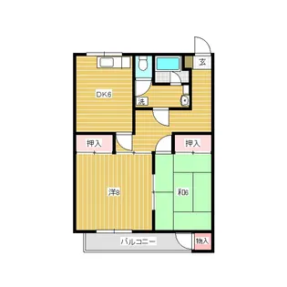 グランメゾン桐原【101号室】の間取り