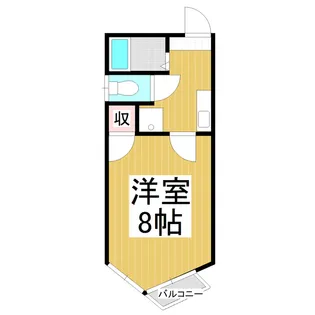 T-HOUSE宮沖【202号室】の間取り
