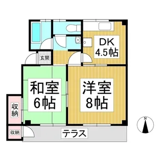 コーポ小林【11号室】の間取り