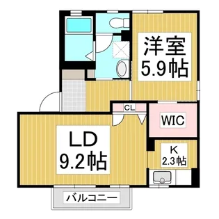 パストラル C棟【2階】の間取り