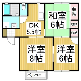 ブエモンジマ【202号室】の間取り