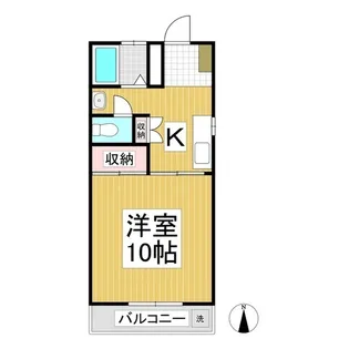 コーポAI【202号室】の間取り