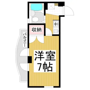 NPハイツ【5-A号室】の間取り