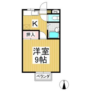 CASAはらまちA棟【205号室】の間取り