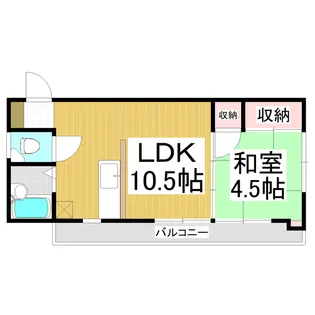 メゾンあら木【3階】の間取り