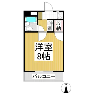 ハイツポーロニア【201号室】の間取り