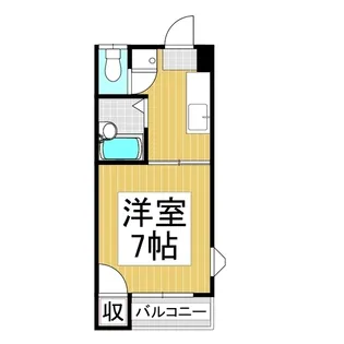 クオリティハウス若宮 A棟【202号室】の間取り