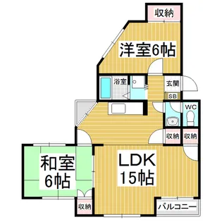 メゾン宮本【3階】の間取り