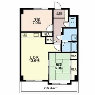 メゾンドール吉栄【103号室】の間取り