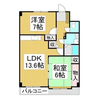 メゾンドール吉栄【1階】の間取り