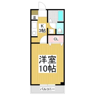 コーポアルテス【303号室】の間取り