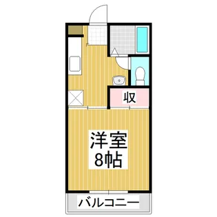 パークハウス【102号室】の間取り