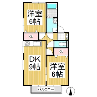 プラン・デスポワール【101号室】の間取り