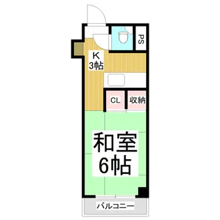 アルプスハイツ【206号室】の間取り