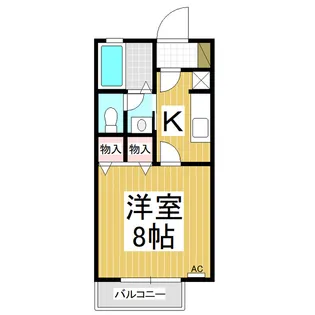 パラーシオ近藤 B棟【1階】の間取り