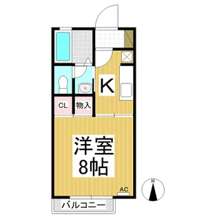 パラーシオ近藤 B棟【2階】の間取り
