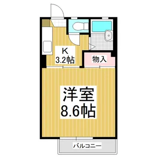 フレグランスしん E棟【1階】の間取り