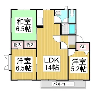 フレグランスアイビー C棟【2階】の間取り