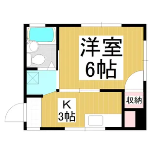 柳田アパート【302号室】の間取り