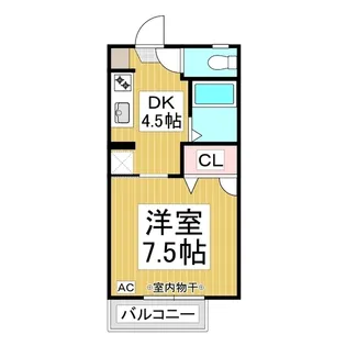 フレグランスしん C棟【1階】の間取り