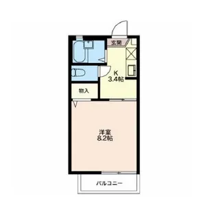 ディアスりんどう A棟【203号室】の間取り