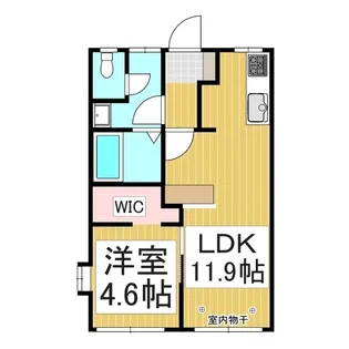 フレグランスアップル N【2階】の間取り