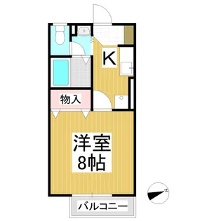 セトル岡村【203号室】の間取り