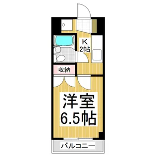 コーポ三輪【303号室】の間取り