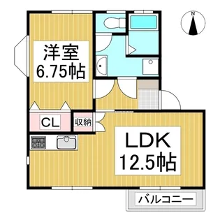 第七松本コーポ【101号室】の間取り