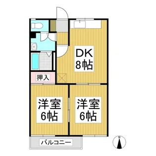 フレグランス会【1階】の間取り